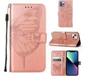 For Apple iPhone 13mini 13 14 15 Pro 6,1 13 14 15 Plus 14 15 Proax 6,7 Carcasa De Billetera Con Ranura De Tarjeta Multifuncional