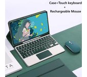 For Samsung Tab A8 Keyboard Case Mouse Bluetooth Wireless Spanish Keyboard Tablet Magnetic Cover Funda