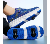 Patines de ruedas desmontables de 4 ruedas para hombre, zapatillas nuevas con LED para hombre, patines de patinaje para niños de calidad, zapatos con ruedas