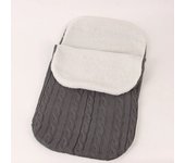 Saco de cochecito de bebé, saco de dormir, manta de cochecito de bebé, saco de dormir acolchado, saco de dormir de lana para cochecito, calidez de punto grueso