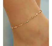 Qiming Little Star Beach Anklet For Women Foot Chain Summer Beach Jewelry Foot Anklets Jewelry
