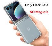 Clear For Motorola Razr 40 Ultra Razr4 4 Moto RAZR Plus Case Transparent Hard Magsafe Protection Cover