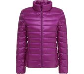 Abrigo de plumas para mujer de invierno ligero y abrigador