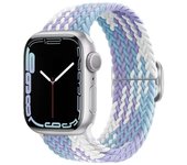 Strap For Apple Watch 44mm 40mm 45mm 41mm 38mm 42mm Elastic braided bracelet iwatch series 7 se 6 8 9 ultra 49mm band