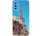 Clear Colorful Phone Cases For Samsung Galaxy M52 5G Case Flowers Beautiful Slim Bumper Shell For Samsung M52 M 52 SM-M526BR