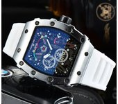 Vino bucket reloj moda negocios casual hombres reloj