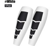 1Pair Leg Compression Socks Sport Compression Calf Sleeves Calf Cramp and Shin Splint Sleeves for Leg Pain Relief Running