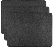3 Pieces Heat Resistant Mat for Air Fryer Countertop Heat Protector Non-Slip Heat Proof Mat Kitchen Hot Pads for Blender