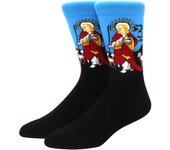 Cotton Socks Men Starry Night Winter Retro Women Personality Art Van Gogh Jesus Socks Oil Painting Socks Funny Happy Socks Male