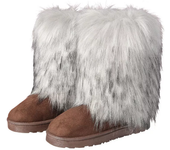 Botas De Piel Larga Para Mujer Botas De Nieve [u]