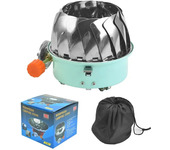 Mini estufa de Gas de cartón plegable portátil para acampar al aire libre, cocina compacta, estufa cuadrada pequeña para entretenimiento al aire libre