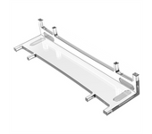 For PS5 Slim Transparent Acrylic Stand Host Horizontal Desktop Placement Bracket for PS5 Slim Disc Edition Accessories