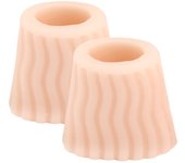 2Pcs=1Pair Toe Cushion Tube Toe Sleeves Soft Gel Toe Protectors for Corns Blisters Calluses Toes and Fingers Foot Care Tool