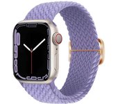 Strap For Apple Watch 44mm 40mm 45mm 41mm 38mm 42mm Elastic braided bracelet iwatch series 7 se 6 8 9 ultra 49mm band