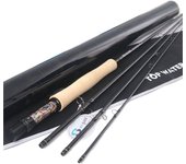 Maximumcatch Top Water 4/5/6WT 8.5/9ft Fast Action Fly Fishing Rod 40T+46T SK Carbon Fiber AAAA Cork Handle Fly Rod With Tube