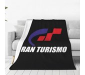Throw Blanket Gran Turismo Micro Fleece Blanket Four Sizes Cartoon Comfortable For Living Room AntiPilling Blanket