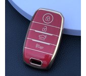 New TPU Car Key Case Cover for Kia Sportage Cerato Optima K2 K3 K4 K5 Rio Picanto K2 Soul Sorento Ski Sedona 4 Button Key Case