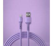 1pc Fast Charging Type C Cable USB C Liquid Soft Silicone Data Cord For  1/1.5/2M Mobile Phone USB-C Charger Wire