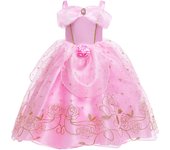 Kid Princess Dress Girl Summer Fancy Party Clothes Girls Aurora Rapunzel Cinderella Sleeping Beauty Christmas Carnival Costume