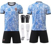 Children 2324 Real Madrid Home Jersey No. 9 Mbappe 5 Bellingham 7 Vinicius Football Uniform Sports Men's Suit