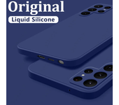 Case For Samsung Galaxy S24 S23 S22 Ultra S21 S24 FE S21 A55 A53 A52S A54 Shockproof Quadrate Liquid Silicone Phone Cover Coque