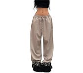 Straight Leg Drawstring Solid Women's Sweatpants Pants Loose Elastic Waist Female Trousers Slacks New in Classic