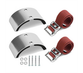 Stilts Comfort Straps Kit, Universal Drywall Stilt Straps and Foot Rest, Stilts Leg Band Replacement Easy Use Leg Band