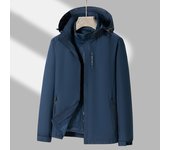 CHRLCK Men's 3 In 1 Thick Hiking Fleece Jacket Waterproof Winter Windbreaker Outdoor Warm Camping Jacket Men Windproof Coat