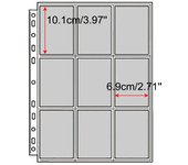 A4 Binder Photocards Holder Kpop Photo Card Page 2/3/4/9/10 Pocket Sleeves PVC Free Photo Album Refills 4x6 10x15 Pocket Sleeves