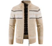 Cárdigan de lana de invierno para hombre, abrigo de suéter de punto de Navidad, chaqueta informal de negocios, ropa de cachemira de lana masculina de alta calidad