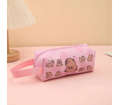 2024 Capybara Cute Pencil Case Stationery Pencil Cases For Girls Cartoon Large Capacity Pen Case Pencil Pouch birthday gift