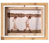 Desktop Decoration Resin Photo Frame Stand 6/7/8 Inch Personalized Hollow Picture Frame Modern Rotatable Photo Albums Office