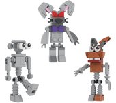 Freddy Security Breach Action Figure Building Kit, Five Nights Springtrap/Chica/Freddy Horror Game Model Toys