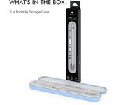 Magnetic Carrying Case Compatible With Apple Capacitive Stylus 2nd Generation And 1st Gen Pencil, Pencil Case Consists Of Hard PC Shell And Soft Silicone Inner