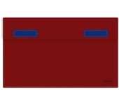 WUAWE 16.1" Portable Sleeve Bag, PU Leather Case for Travel Monitor Laptop, Black,Grey,Red,Blue