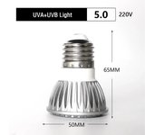 UVA + UVB LED Reptile Light Dedicated Durable Full Spectrum Sun Lamp Effective Reptile Lamp Bulb Lizard Reptiles and Amphibians