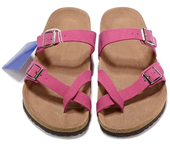 Sandalias Mayari de marca de diseñador de lujo para mujer, chanclas de playa de piel de vaca, suela suave con hebillas, anillo para el dedo del pie, zapatillas de verano para hombre con caja