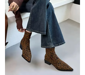 Botas De Mujer Con Cremallera Trasera, Zapatos De Moda Con Puntera Estrecha Para Mujeres De Oficina Y Profesionales