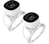 Ordeñadora eléctrica, 2 piezas, manos libres, silenciosa, invisible, 3 modos, capacidad de 180ML