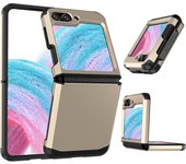 Armor Rugged For Samsung Galaxy Z Flip 5 Case Plastic Soft Hinge Protection Cover