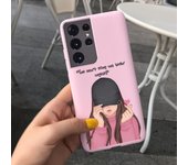 For Samsung S21 Ultra 5G Case Galaxy S21 Ultra With NFC Fashion Soft Liquid Silicone Phone Shell Samsung Galaxy S21 SM-G998B