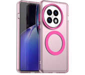 Transparent Candy Colorful Wireless Charging Phone Case for OnePlus 13, Nord CE4 Lite, Nord CE4, Magnetic Back Cover