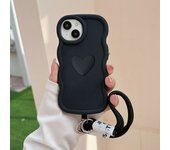 X7A 4G 3D Love Heart +lanyard Soft Phone Case For Honor Magic 5 6 70 90 Lite Smart 5G X6A X6S X6 X7 X8 X9B X8B X7B X9A X8A Cover