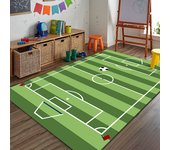 Alfombra de juego de campo de fútbol de interior Sala de estar Alfombra de mesa de café Alfombra de noche de dormitorio Alfombra