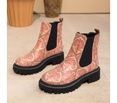 Botas Chelsea de tacón Botas cortas Botas de humo Botas occidentales Cruzadas