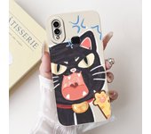 Case For Samsung Galaxy A10 A105F A10s A107F Soft Liquid Silicone Back Cover For Samsung M01s SM-M017F Funda Rabbit Cat Panda