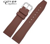 Caphter Fluoride Rubber Strap Watch Band Bracelet Compatible With IWC Watch Big Pilot Portofino TOP GUN Portugieser 20mm 21 22mm