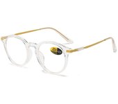 2023 Anti Blue Light HD Reading Women Men Universal Metal Round Frame Retro Classic Presbyopic Glasses 13 Colors Eyewear