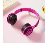 VAORLO Wireless Bluetooth Headphone Head-Mounted iOS Android Universal New Macaron Student Children Game Wireless Headset