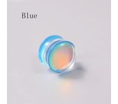 1Pair Hot Selling Beautiful Shinning Nature Stone Ear Plug Fashion Expander Extension Tunnels Piercing Body Jewelry 6-16mm